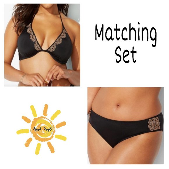 Embroidered Bikini Set - Picture 1 of 12